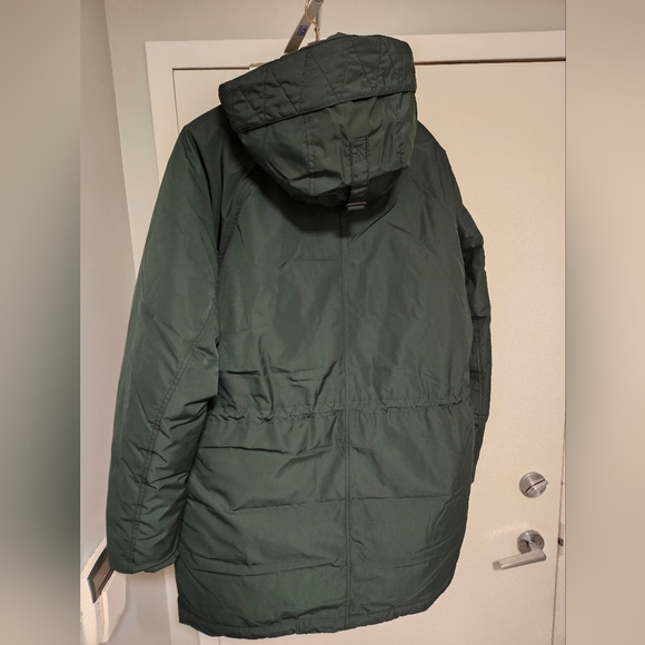 Everlane Parka Dark Green Large - Picture 3 of 4